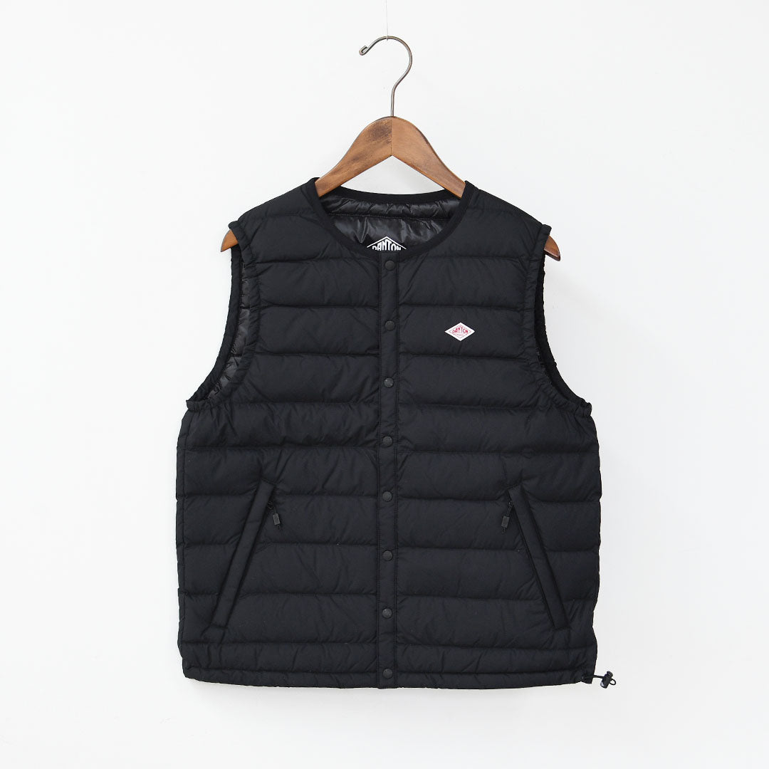 DANTON [ダントン] W CREWNECK INNER DOWN VEST [DT-A0002RRT] クルーネックインナーダウンベスト・インナーベスト・クルーネック・ナイロン・アウター・LADY'S [2025AW]