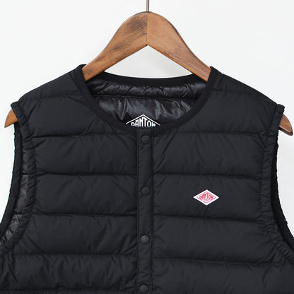 DANTON [ダントン] W CREWNECK INNER DOWN VEST [DT-A0002RRT] クルーネックインナーダウンベスト・インナーベスト・クルーネック・ナイロン・アウター・LADY'S [2025AW]
