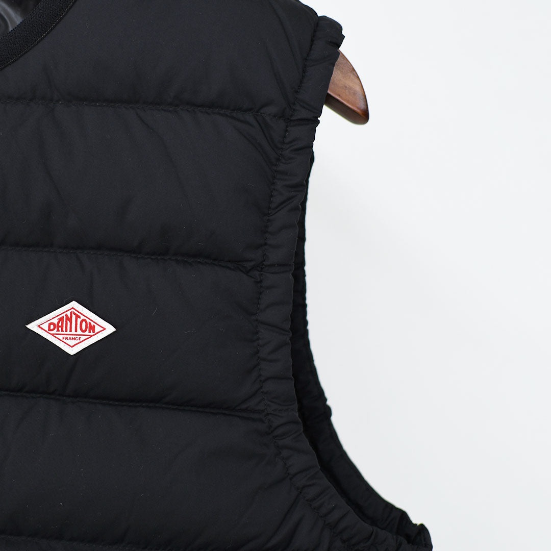 DANTON [ダントン] W CREWNECK INNER DOWN VEST [DT-A0002RRT] クルーネックインナーダウンベスト・インナーベスト・クルーネック・ナイロン・アウター・LADY'S [2025AW]