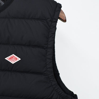 DANTON [ダントン] W CREWNECK INNER DOWN VEST [DT-A0002RRT] クルーネックインナーダウンベスト・インナーベスト・クルーネック・ナイロン・アウター・LADY'S [2025AW]