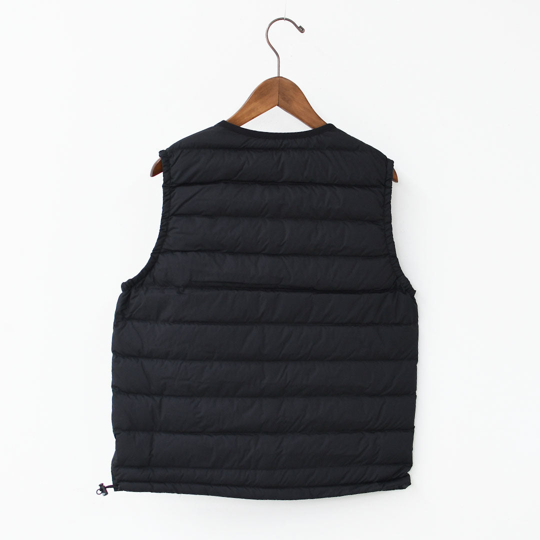 DANTON [ダントン] W CREWNECK INNER DOWN VEST [DT-A0002RRT] クルーネックインナーダウンベスト・インナーベスト・クルーネック・ナイロン・アウター・LADY'S [2025AW]