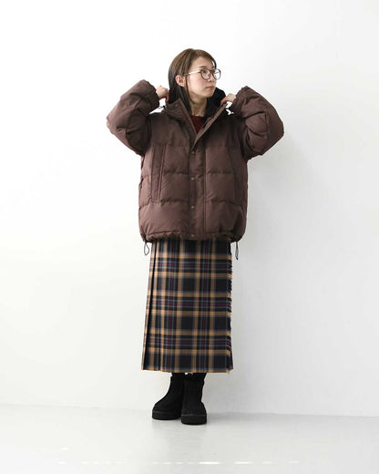 DANTON [ダントン] W DOWN HOODED JACKET [DT-A0008TPR] ポリエステルタッサー ダウンフードジャケット・ダウンジャケット・フード付きジャケット・ダブルジップ・LADY'S [2025AW]