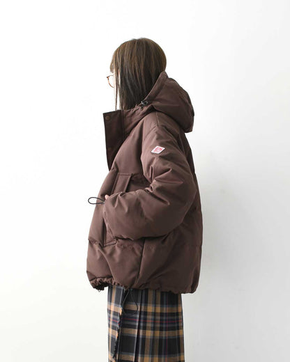 DANTON [ダントン] W DOWN HOODED JACKET [DT-A0008TPR] ポリエステルタッサー ダウンフードジャケット・ダウンジャケット・フード付きジャケット・ダブルジップ・LADY'S [2025AW]
