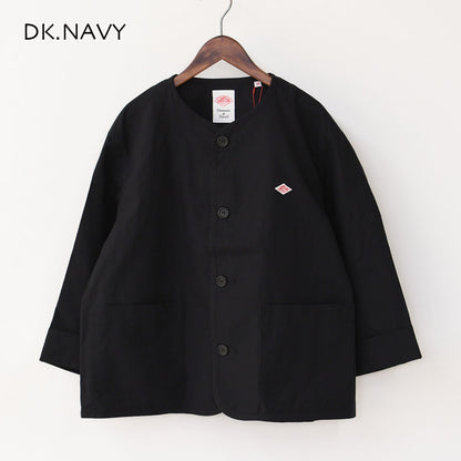 DANTON [ダントン] W DOWNPROOF COLLARLESS SHORT JACKET [DT-A0473CFD] CFウェザーカラーレスショートジャケット [2025SS]