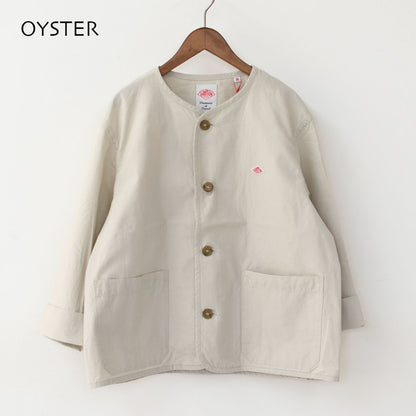 DANTON [ダントン] W DOWNPROOF COLLARLESS SHORT JACKET [DT-A0473CFD] CFウェザーカラーレスショートジャケット [2025SS]