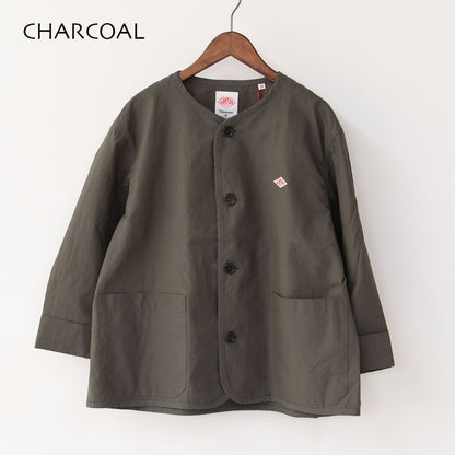 DANTON [ダントン] W DOWNPROOF COLLARLESS SHORT JACKET [DT-A0473CFD] CFウェザーカラーレスショートジャケット [2025SS]