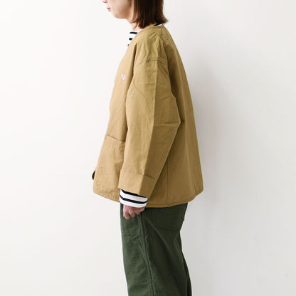 DANTON [ダントン] W DOWNPROOF COLLARLESS SHORT JACKET [DT-A0473CFD] CFウェザーカラーレスショートジャケット [2025SS]