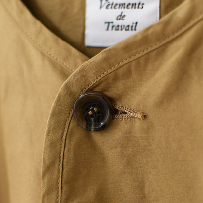 DANTON [ダントン] W DOWNPROOF COLLARLESS SHORT JACKET [DT-A0473CFD] CFウェザーカラーレスショートジャケット [2025SS]