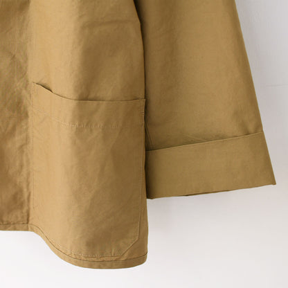 DANTON [ダントン] W DOWNPROOF COLLARLESS SHORT JACKET [DT-A0473CFD] CFウェザーカラーレスショートジャケット [2025SS]