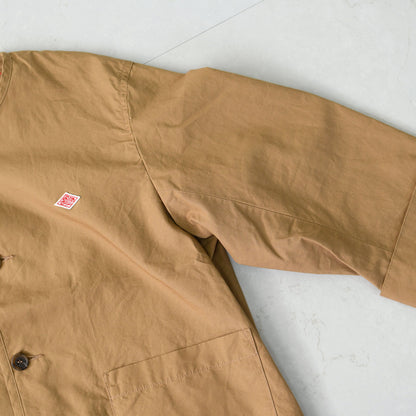 DANTON [ダントン] W DOWNPROOF COLLARLESS SHORT JACKET [DT-A0473CFD] CFウェザーカラーレスショートジャケット [2025SS]