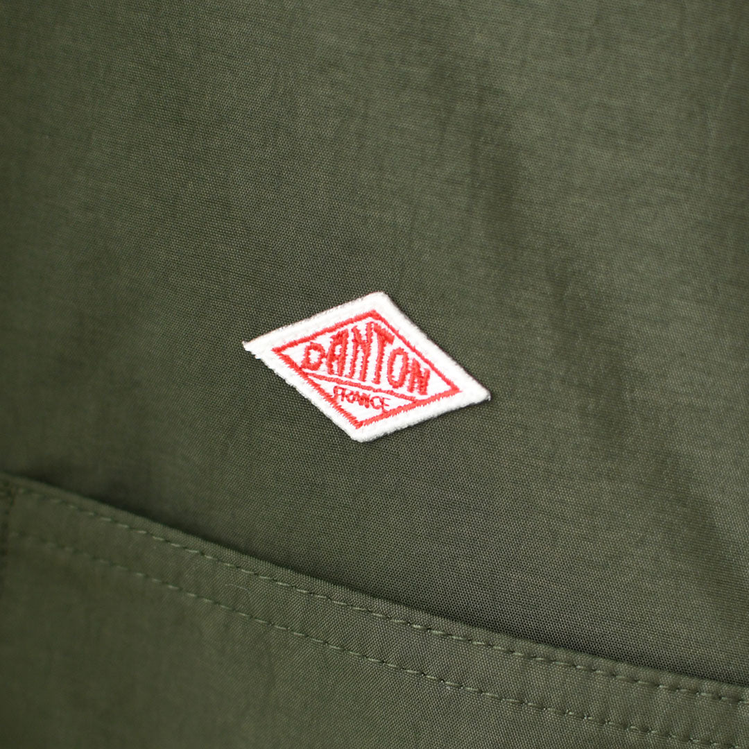 DANTON [ダントン] NYLON TAFFETA WORK JACKET [DT-A0523NTF] ナイロンタフタワークジャケット・ワークジャケット・コーデュロイ襟・ナイロンタフタ・おしゃれジャケット・LADY'S [2025AW]