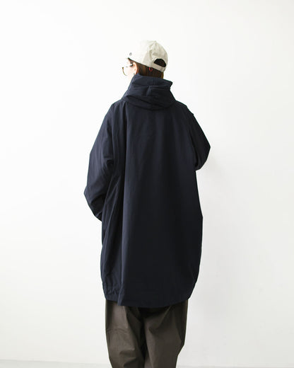 DANTON [ダントン] W Peach Taffeta Insulation Hooded Coat [DT-A0526KTF] ピーチタフタインシュレーションフーデッドコート・フード付きコート・ピーチタフタ・ロング丈コート・アウター・LADY'S [2026AW]