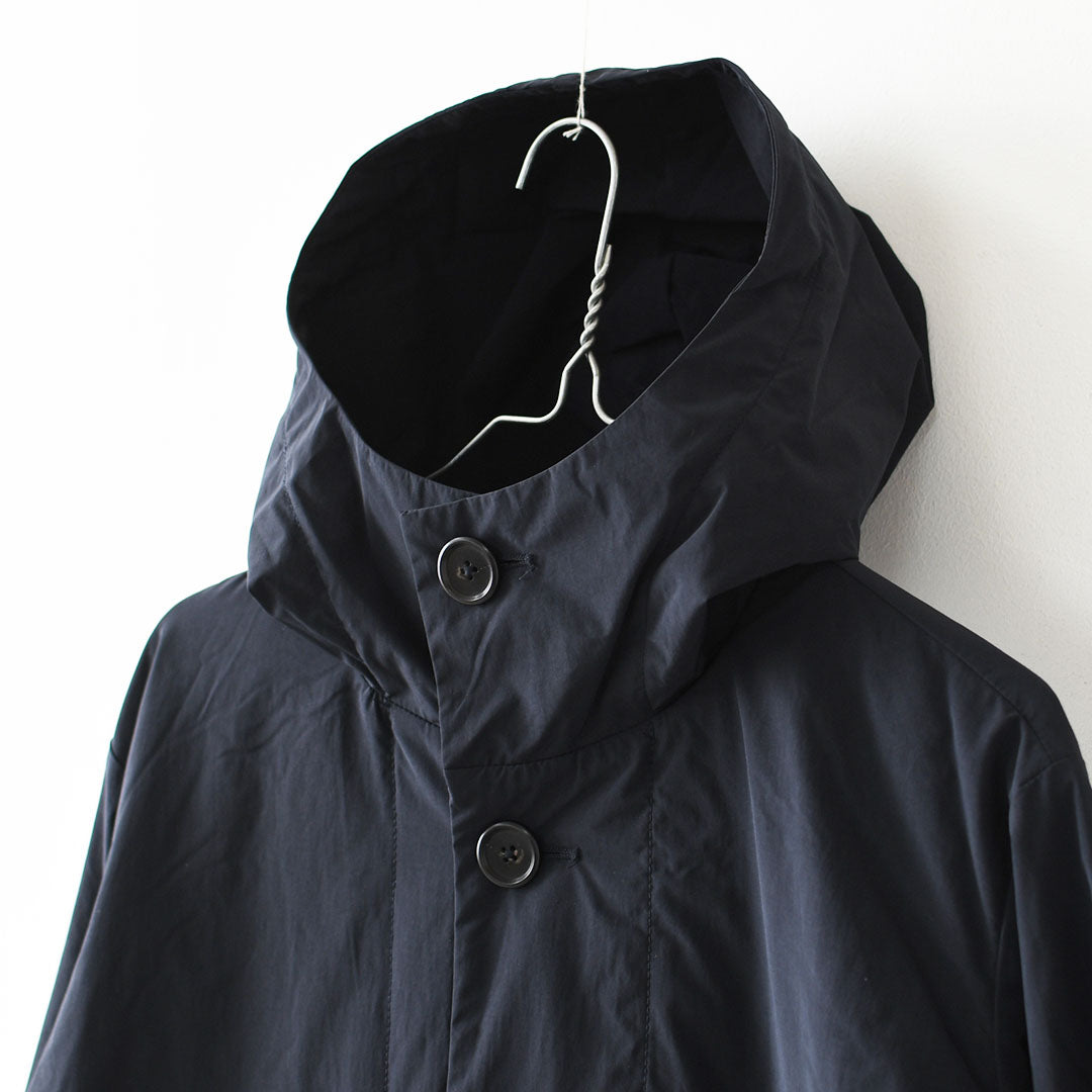 DANTON [ダントン] W Peach Taffeta Insulation Hooded Coat [DT-A0526KTF] ピーチタフタインシュレーションフーデッドコート・フード付きコート・ピーチタフタ・ロング丈コート・アウター・LADY'S [2026AW]