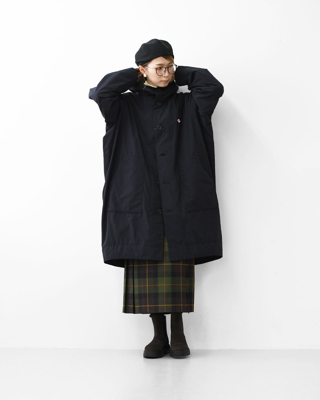 DANTON [ダントン] W INSULATION HOODED COAT [DT-A0526PNT] インサレーションフーデッドコート [2024AW]