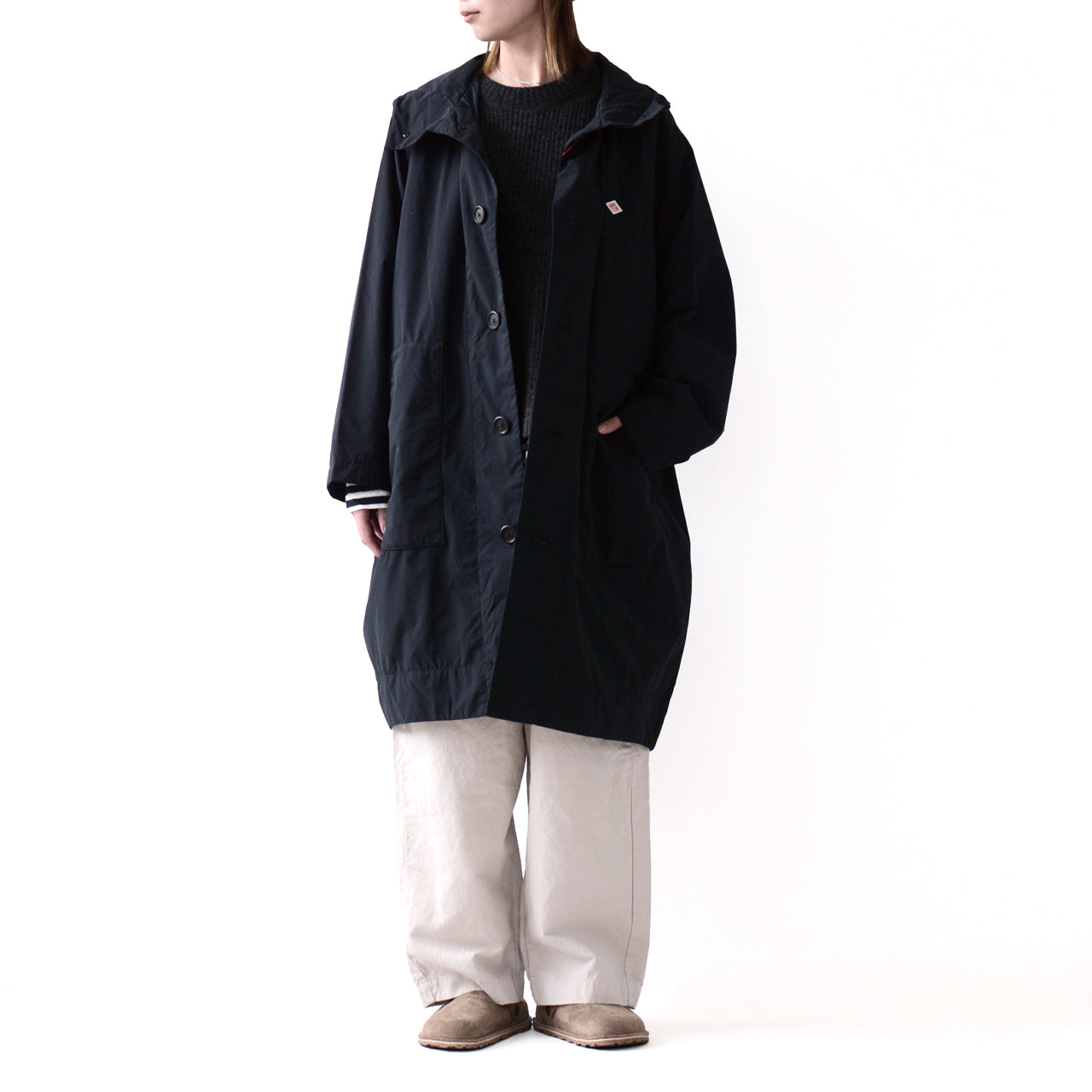 DANTON [ダントン] W INSULATION HOODED COAT [DT-A0526PNT] インサレーションフーデッドコート [2024AW]