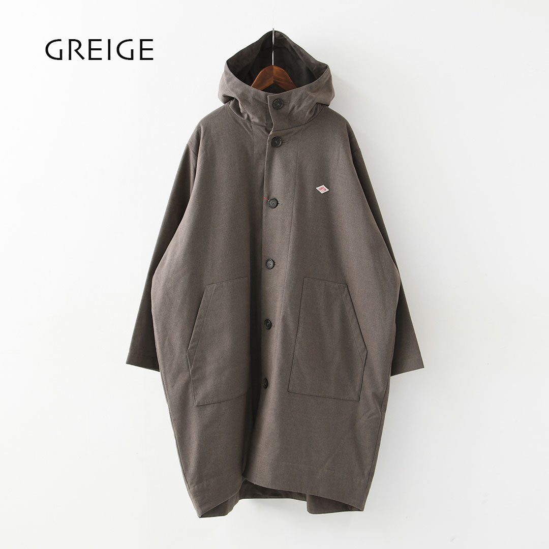 DANTON [ダントン] W WOOLLIKE HOODED COAT [DT-A0526WLX] ウールライク フードコート・コート・フード付きコート・ロング丈コート・アウター・ウールライク・LADY'S [2025AW]
