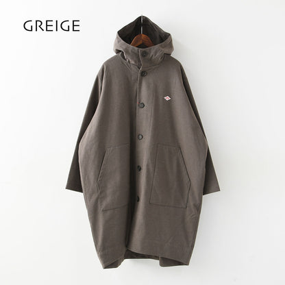 DANTON [ダントン] W WOOLLIKE HOODED COAT [DT-A0526WLX] ウールライク フードコート・コート・フード付きコート・ロング丈コート・アウター・ウールライク・LADY'S [2025AW]