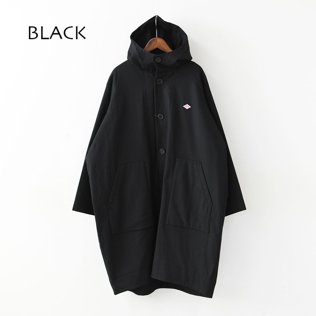 DANTON [ダントン] W WOOLLIKE HOODED COAT [DT-A0526WLX] ウールライク フードコート・コート・フード付きコート・ロング丈コート・アウター・ウールライク・LADY'S [2025AW]