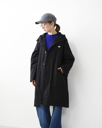 DANTON [ダントン] W WOOLLIKE HOODED COAT [DT-A0526WLX] ウールライク フードコート・コート・フード付きコート・ロング丈コート・アウター・ウールライク・LADY'S [2025AW]