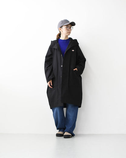 DANTON [ダントン] W WOOLLIKE HOODED COAT [DT-A0526WLX] ウールライク フードコート・コート・フード付きコート・ロング丈コート・アウター・ウールライク・LADY'S [2025AW]