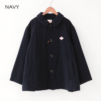 DANTON [ダントン] W SINGLE WOOL PILE GATHERED SHORT COAT [DT-A0541SWP] シングルウールパイルギャザーショートコート [2024AW]