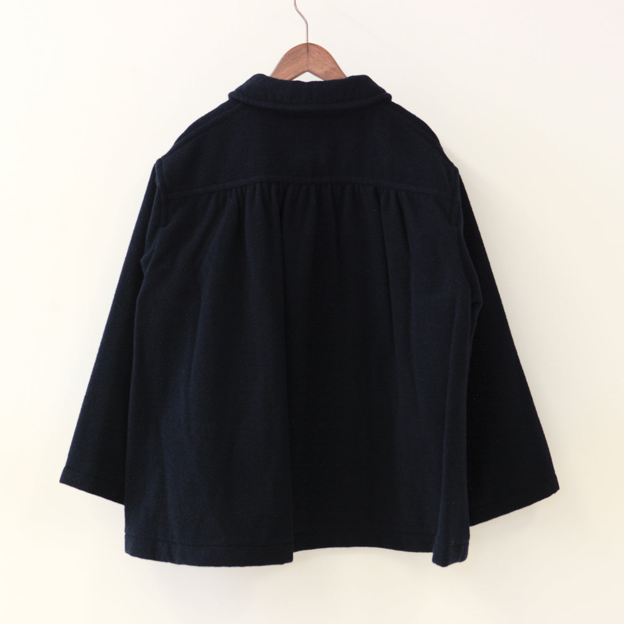 DANTON [ダントン] W SINGLE WOOL PILE GATHERED SHORT COAT [DT-A0541SWP] シングルウールパイルギャザーショートコート [2024AW]