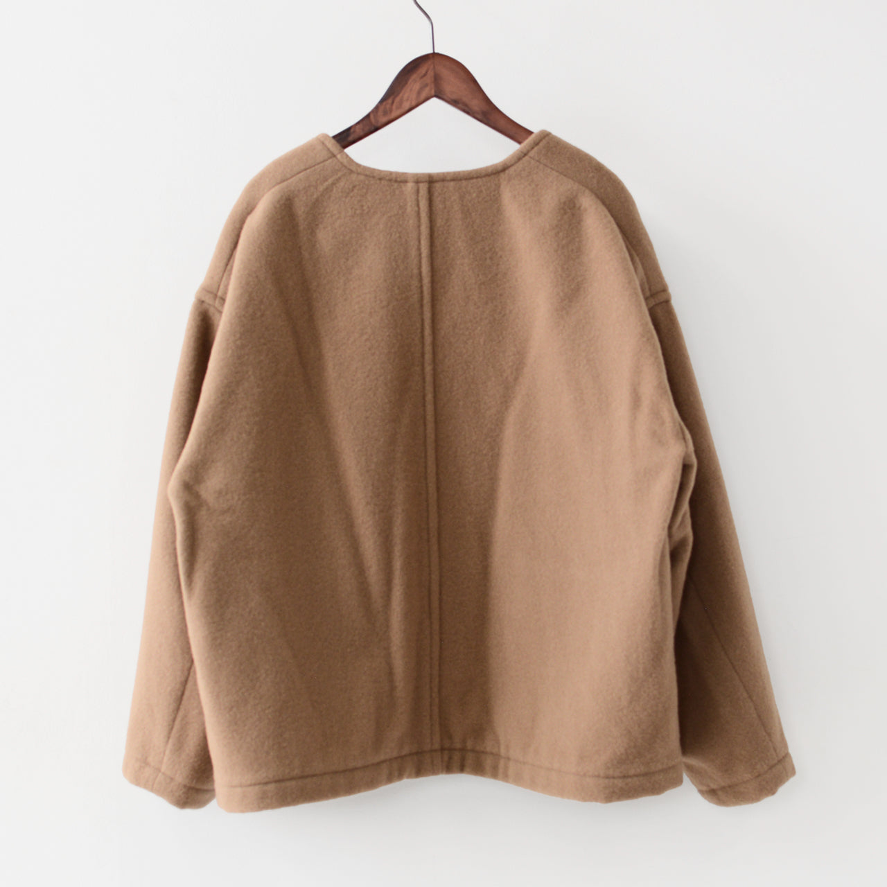 DANTON [ダントン] W SINGLE WOOL PILE V NECK JACKET [DT-A0542SWP] シングルウールパイルVネックジャケット [2024AW]