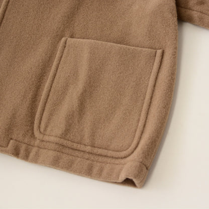 DANTON [ダントン] W SINGLE WOOL PILE V NECK JACKET [DT-A0542SWP] シングルウールパイルVネックジャケット [2024AW]