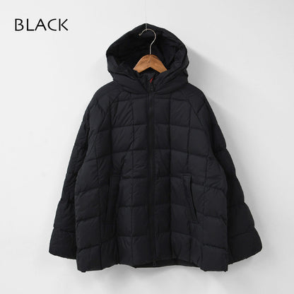DANTON [ダントン] W DOWN JACKET [DT-A0567NRP] ダウンジャケット・フードダウンジャケット・ダウンステッチ・ラグランスリーブ・ナイロンタフタ・LADY'S [2025AW]