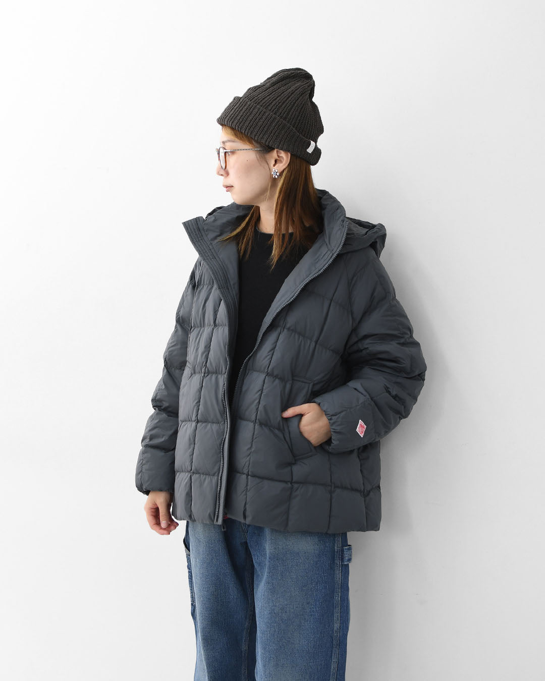DANTON [ダントン] W DOWN JACKET [DT-A0567NRP] ダウンジャケット・フードダウンジャケット・ダウンステッチ・ラグランスリーブ・ナイロンタフタ・LADY'S [2025AW]