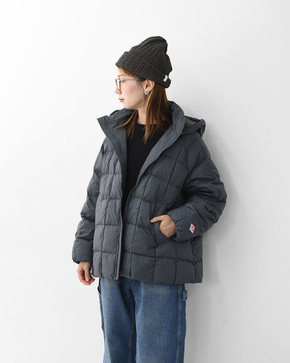 DANTON [ダントン] W DOWN JACKET [DT-A0567NRP] ダウンジャケット・フードダウンジャケット・ダウンステッチ・ラグランスリーブ・ナイロンタフタ・LADY'S [2025AW]