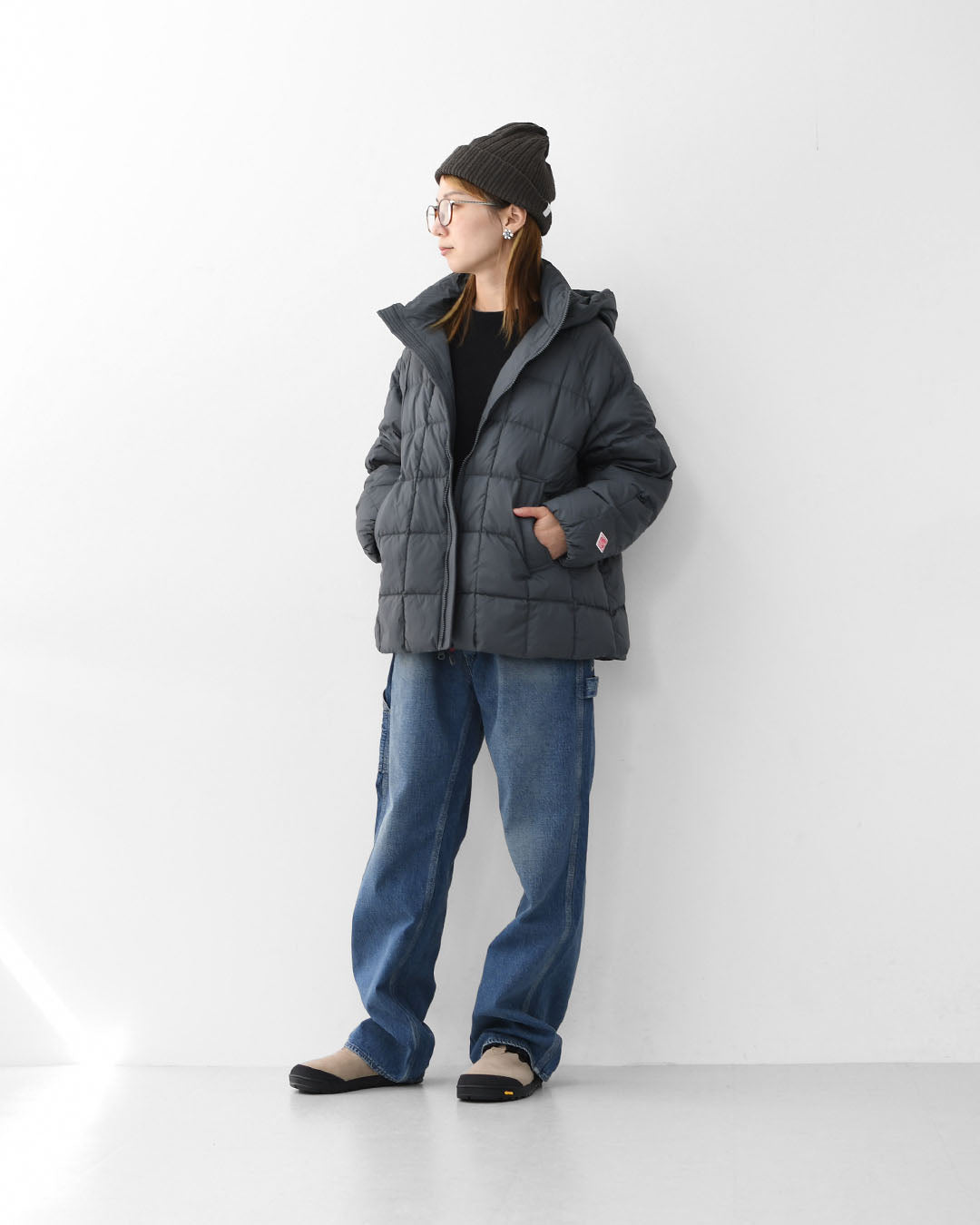 DANTON [ダントン] W DOWN JACKET [DT-A0567NRP] ダウンジャケット・フードダウンジャケット・ダウンステッチ・ラグランスリーブ・ナイロンタフタ・LADY'S [2025AW]
