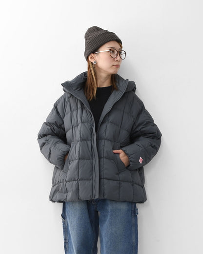 DANTON [ダントン] W DOWN JACKET [DT-A0567NRP] ダウンジャケット・フードダウンジャケット・ダウンステッチ・ラグランスリーブ・ナイロンタフタ・LADY'S [2025AW]
