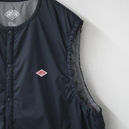 DANTON [ダントン] M INSULATION COLLARLESS VEST [DT-A0635SNT] インサレーションカラーレスベスト・MEN'S [2025SS]