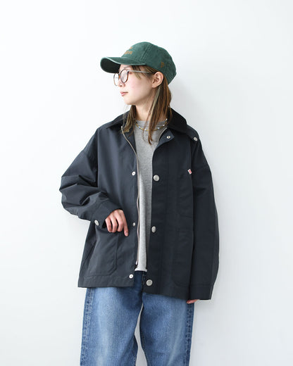 DANTON [ダントン] W Nylon Taffeta Work Jacket [DT-A0646STV] ナイロンタフタワークジャケット・ワークジャケット・ナイロンタフタ・コーデュロイ襟・春ジャケット・ジャケット・アウター・LADY'S [2026SS]