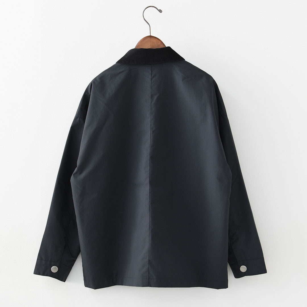DANTON [ダントン] W Nylon Taffeta Work Jacket [DT-A0646STV] ナイロンタフタワークジャケット・ワークジャケット・ナイロンタフタ・コーデュロイ襟・春ジャケット・ジャケット・アウター・LADY'S [2026SS]