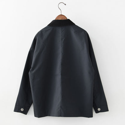 DANTON [ダントン] W Nylon Taffeta Work Jacket [DT-A0646STV] ナイロンタフタワークジャケット・ワークジャケット・ナイロンタフタ・コーデュロイ襟・春ジャケット・ジャケット・アウター・LADY'S [2026SS]