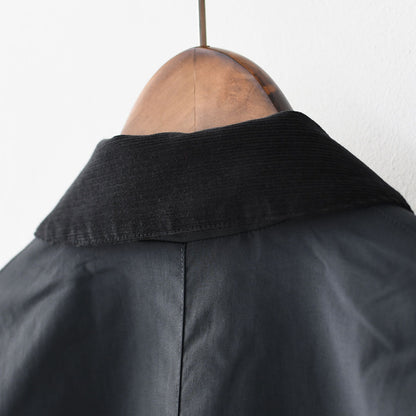 DANTON [ダントン] W Nylon Taffeta Work Jacket [DT-A0646STV] ナイロンタフタワークジャケット・ワークジャケット・ナイロンタフタ・コーデュロイ襟・春ジャケット・ジャケット・アウター・LADY'S [2026SS]