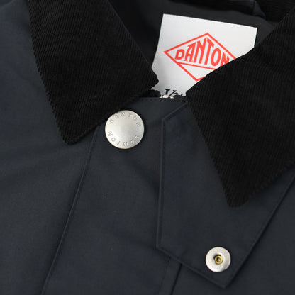 DANTON [ダントン] W Nylon Taffeta Work Jacket [DT-A0646STV] ナイロンタフタワークジャケット・ワークジャケット・ナイロンタフタ・コーデュロイ襟・春ジャケット・ジャケット・アウター・LADY'S [2026SS]