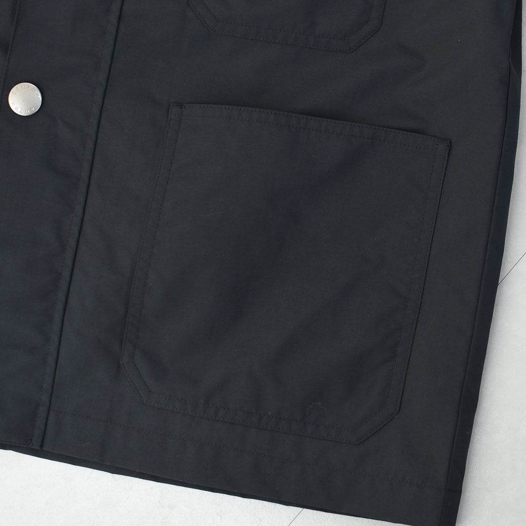 DANTON [ダントン] W Nylon Taffeta Work Jacket [DT-A0646STV] ナイロンタフタワークジャケット・ワークジャケット・ナイロンタフタ・コーデュロイ襟・春ジャケット・ジャケット・アウター・LADY'S [2026SS]