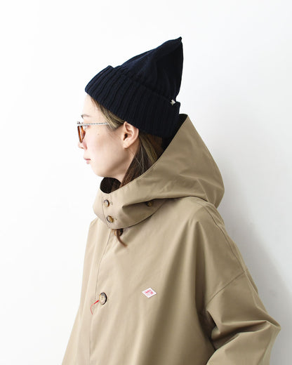 DANTON [ダントン] W 3-Layer Cloth Hooded Balmacaan Coat [DT-A0648TLY] 3レイヤークロスフーデッドバルマカーンコート・バルマカーンコート・フード付き・春アウター・春コート・LADY'S [2026SS]