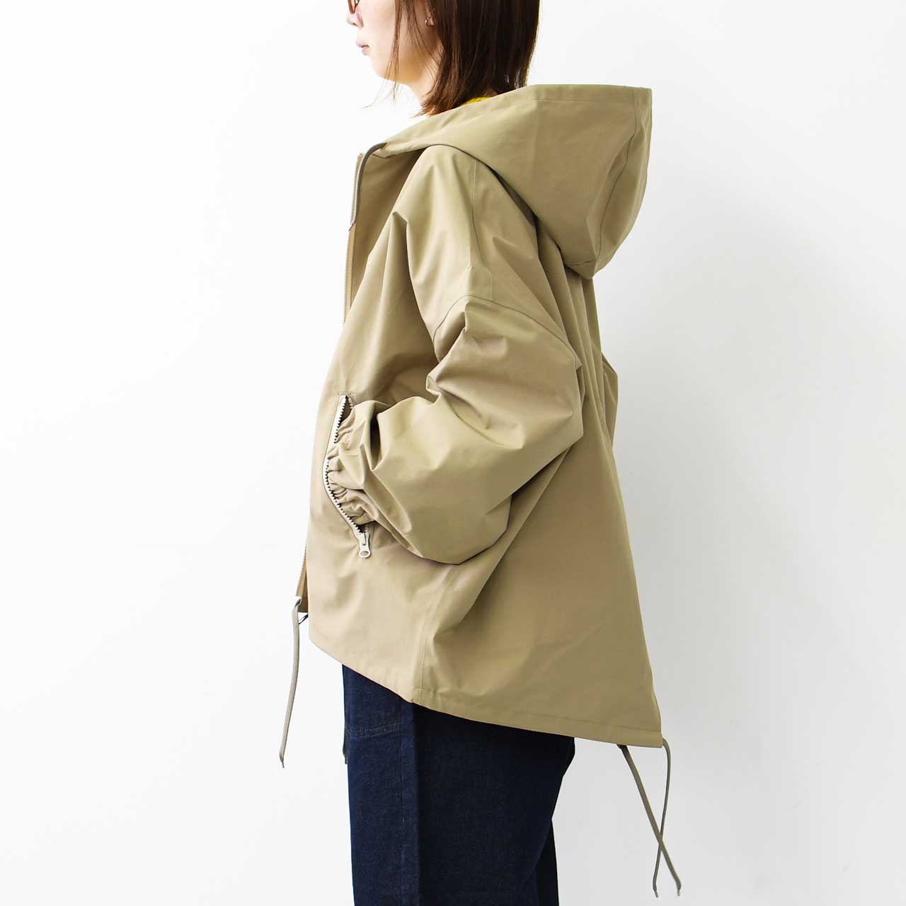 DANTON [ダントン] W 3LAYER CLOTH HOODED JACKET [DT-A0649TLY] 3レイヤークロッシュフーデットジャケット [2025SS]