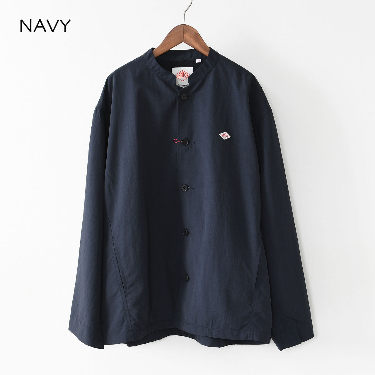 DANTON [ダントン] M NYLON TUSSER STAND COLLAR JACKET [DT-A0654TNY] ナイロンタッサースタンドカラージャケット・MEN'S [2025SS]