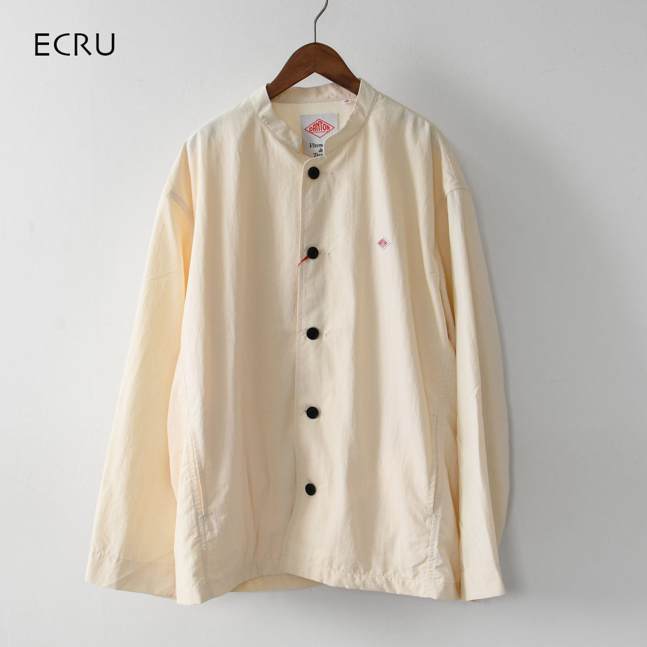 DANTON [ダントン] M NYLON TUSSER STAND COLLAR JACKET [DT-A0654TNY] ナイロンタッサースタンドカラージャケット・MEN'S [2025SS]