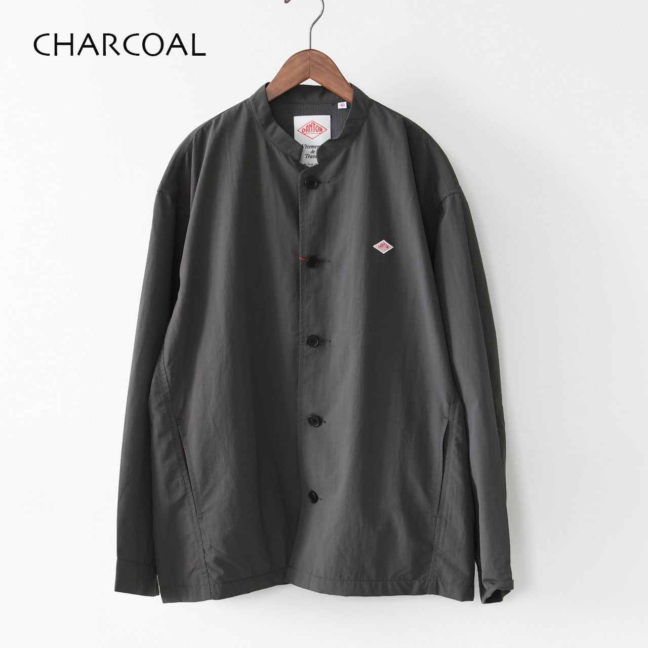 DANTON [ダントン] M NYLON TUSSER STAND COLLAR JACKET [DT-A0654TNY] ナイロンタッサースタンドカラージャケット・MEN'S [2025SS]