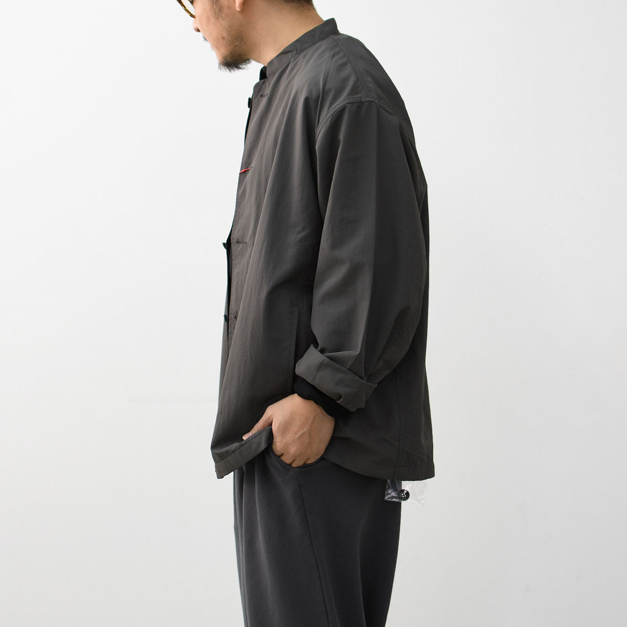 DANTON [ダントン] M NYLON TUSSER STAND COLLAR JACKET [DT-A0654TNY] ナイロンタッサースタンドカラージャケット・MEN'S [2025SS]