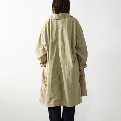 DANTON [ダントン] M NYLON TUSSER BALMACAAN COAT [DT-A0656TNY] ナイロンタッサーバルマカーンコート・MEN'S [2025SS]