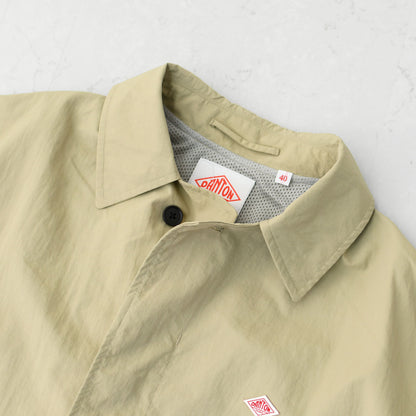 DANTON [ダントン] M NYLON TUSSER BALMACAAN COAT [DT-A0656TNY] ナイロンタッサーバルマカーンコート・MEN'S [2025SS]