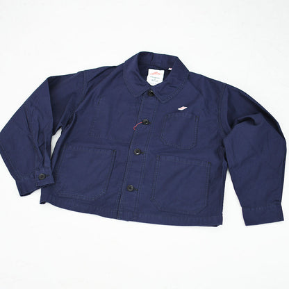 DANTON [ダントン] W Moleskin Wide Coverall Jacket [DT-A0662MKN] モールスキンワイドカバーオールジャケット・フレンチカバーオールジャケット・カバーオール・モールスキン・テーパードシルエット・春ジャケット・ライトアウター・LADY'S [2026SS]