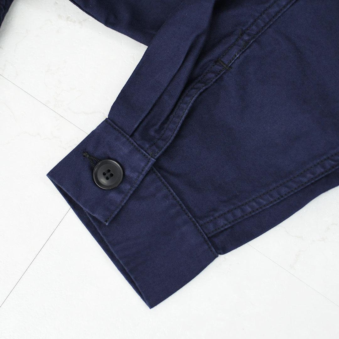 DANTON [ダントン] W Moleskin Wide Coverall Jacket [DT-A0662MKN] モールスキンワイドカバーオールジャケット・フレンチカバーオールジャケット・カバーオール・モールスキン・テーパードシルエット・春ジャケット・ライトアウター・LADY'S [2026SS]